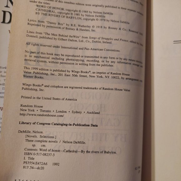 Nelson DeMille 3 complete novels - Picture 4 of 6